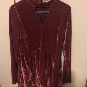 Velvet Mauve Dress